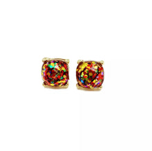 Load image into Gallery viewer, Resin Glitter Stud Earrings