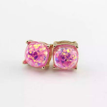Load image into Gallery viewer, Resin Glitter Stud Earrings
