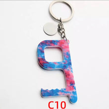Load image into Gallery viewer, Acrylic Key Door Opener/Elevator Tool Keychain