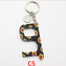 Load image into Gallery viewer, Acrylic Key Door Opener/Elevator Tool Keychain