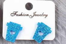 Load image into Gallery viewer, Acrylic Stud Earrings