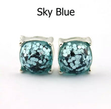 Load image into Gallery viewer, Resin Glitter Stud Earrings
