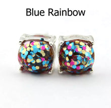 Load image into Gallery viewer, Resin Glitter Stud Earrings
