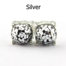 Load image into Gallery viewer, Resin Glitter Stud Earrings