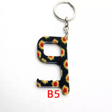 Load image into Gallery viewer, Acrylic Key Door Opener/Elevator Tool Keychain