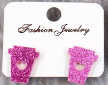 Load image into Gallery viewer, Acrylic Stud Earrings
