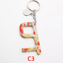 Load image into Gallery viewer, Acrylic Key Door Opener/Elevator Tool Keychain