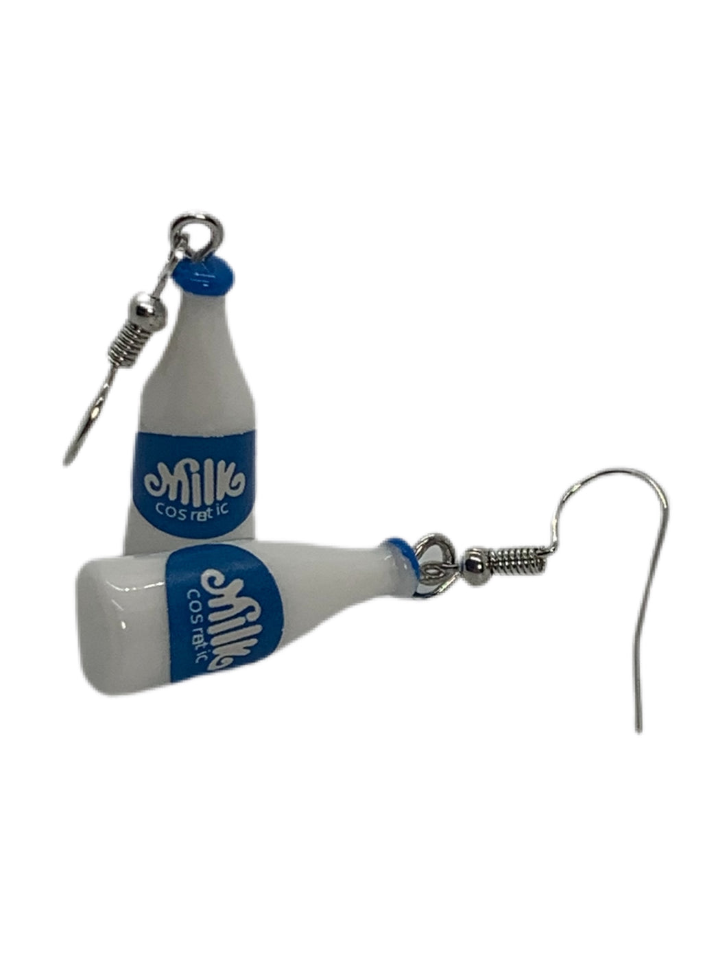 Novelty Milk Bottle Earrings