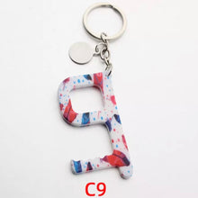 Load image into Gallery viewer, Acrylic Key Door Opener/Elevator Tool Keychain
