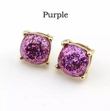 Load image into Gallery viewer, Resin Glitter Stud Earrings
