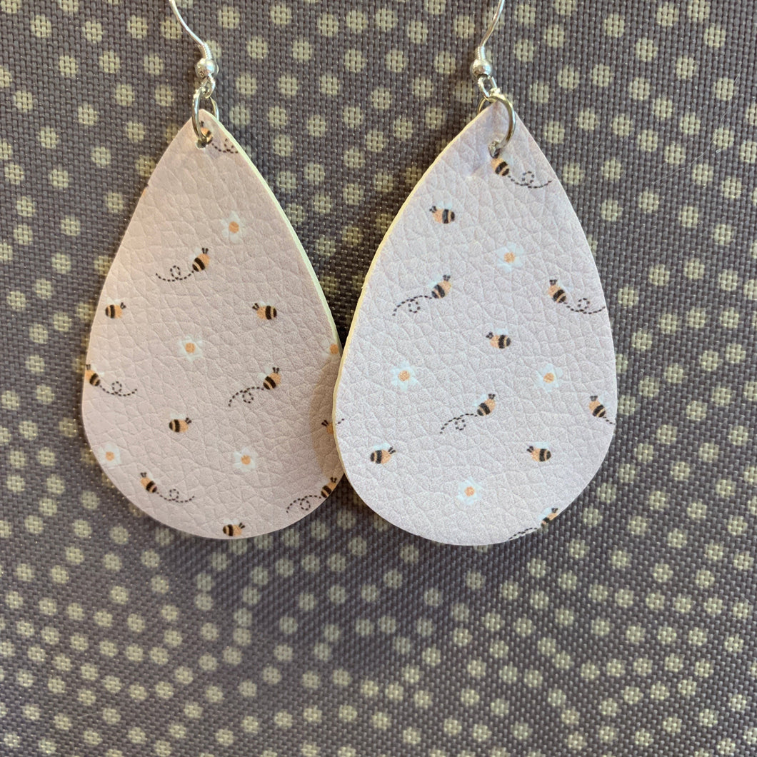 Bee Tear Drop Earrings