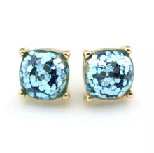 Load image into Gallery viewer, Resin Glitter Stud Earrings
