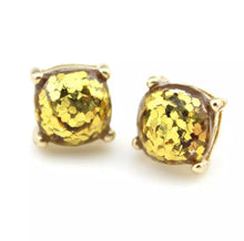Load image into Gallery viewer, Resin Glitter Stud Earrings
