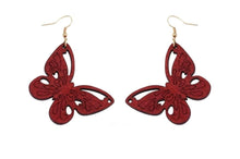 Load image into Gallery viewer, Wood Earrings - Animal
