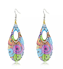 Load image into Gallery viewer, Hollowed Metal Boho Earrings
