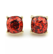 Load image into Gallery viewer, Resin Glitter Stud Earrings
